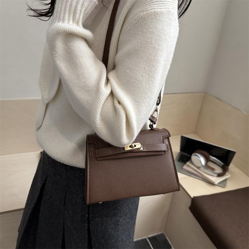 Damen Mode Kleine Quadratische Handtasche Tragbar Einzelne Schulter Crossbody Tasche