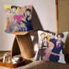 Romantic Anime W-Wotakoi  Pillow Cover Design cushion Cover decor Holiday Decorati