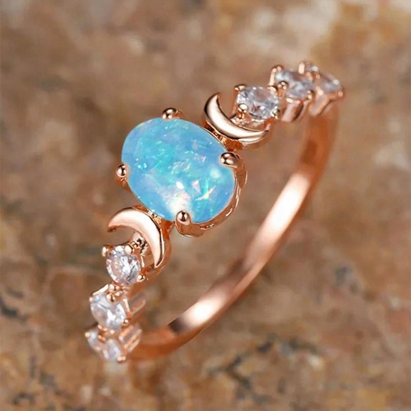 

1 PC Fashion Cubic Zirconia Ring For Women For Wedding Engagement Party Jewelry Valentine s Day Gift 1#&11 розового золота