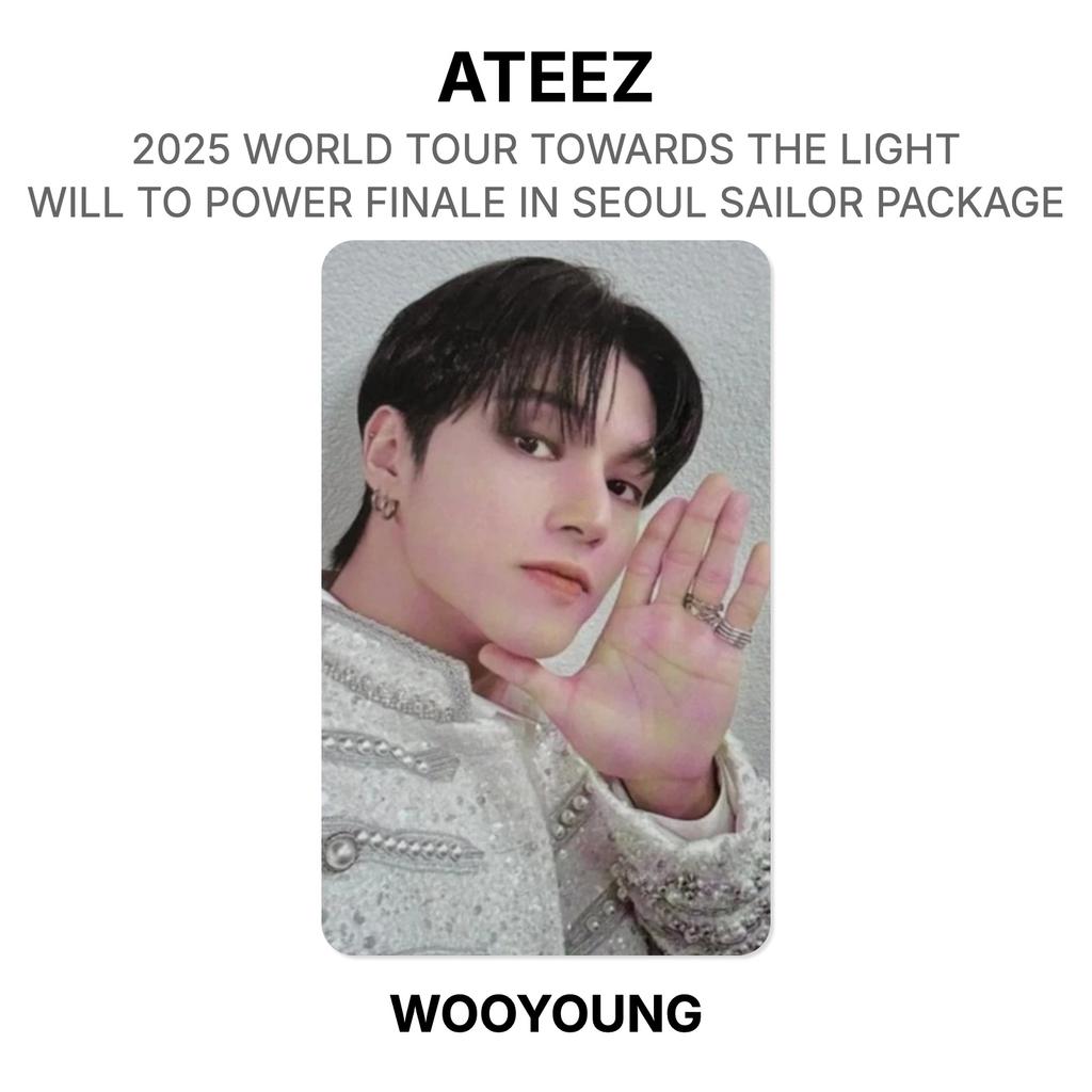 ATEEZ 2025 WERELDTOUR NAAR HET LICHT : WILL TO POWER FINALE IN SEOUL SAILOR PAKKET Officiële Fotokaart