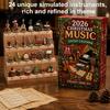 Christmas Tree Ornaments Music Advent Calendar 2026, 24 Mini Musical Instrument Countdown Calendar, Musician Holiday Gift for Lovers Interactive Toy