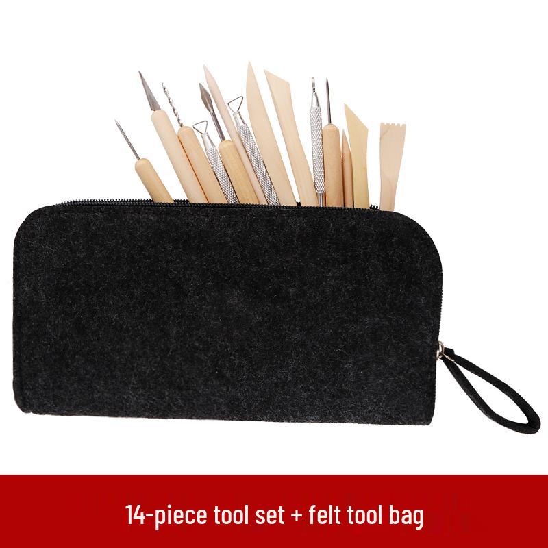 Zestaw narzędzi do rzeźbienia w glinie—Glinka olejowa, plastikowe nożyki do figurek DIY z gliny polimerowej i rzeźbienia w ceramice