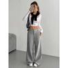BITCED Women's Fashion Casual Solid Color Print Pants & Capris