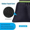 Outdoor Faucet Freeze Protection Cover - 420D Oxford Cloth Insulated Sleeve