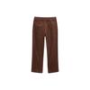 Puma Solid Color Corduroy Straight Leg Casual Pants Unisex Bottoms Brown 620822-45