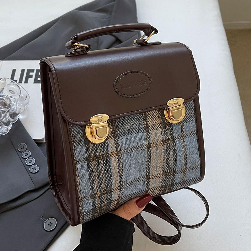 High End Niche Backpack for Women New Trendy Fashion Crossbody Bag Retro Versatile One Shoulder Handbag Women