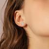 1 Pair Women Faux Pearl Earrings Daily Ear Studs Unisex Piercing Alloy Stud Earrings Commuting Party Prom Ear Jewelry