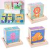 Wooden 3d Puzzle For Kindergarten And Early Education Children