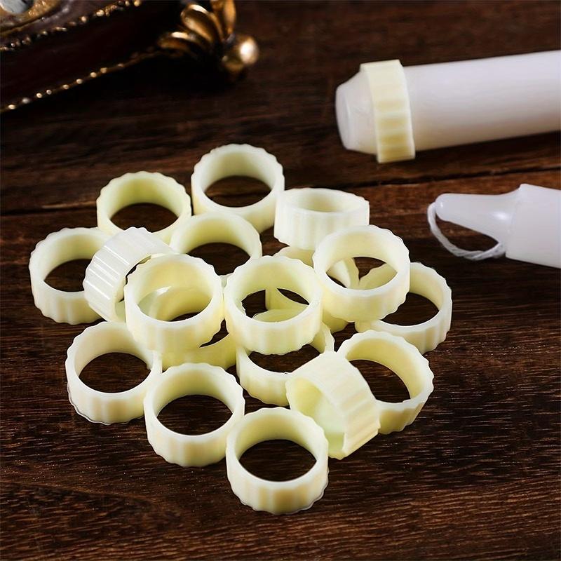 5/10 Pezzi Manicotti Stabilizzanti per Portacandele in Silicone, Previene lo Scivolamento e le Gocce di Cera, Stabilizza Candele Coniche e Cilindriche