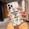 Brave Strength Motivation Quotes Transparent Case For iPhone 13 14 15 16 17 Air Pro Max Plus Mini Shockproof Cover