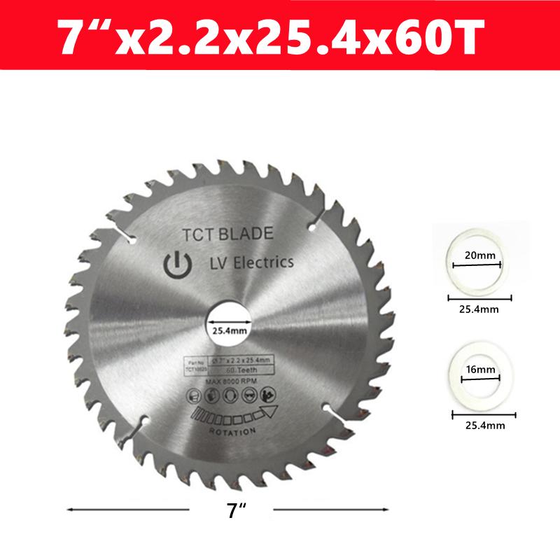 1pcs TCT woodworking saw blade 4/6/7/8inch  30T/40T/60Tmultifunctional circular cutting disc for cutting wood cutting tools