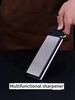 Diamond Knife Sharpener, 400 Grit Dual Sided Multi Functional Sharpening Stone, Medium Grit, Steel Material , Home Kitchen Tool
