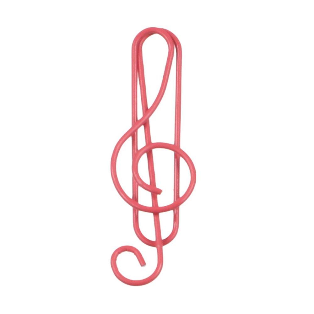 20PCS/Set Durable Music Shape Paper Clips Music Note Music Note Shaped Paper Clip  Books