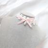 Bowknot Lace Collar Maid Choker Lace Alloy Material Perfect Gift for Cosplayer
