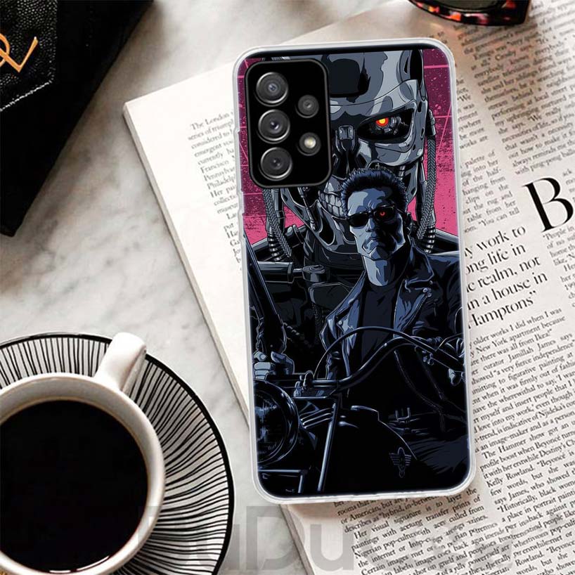 Funda de Teléfono Arnold Schwarzenegger Terminator Para Samsung Galaxy A15 A14 A54 A13 A53 A12 A52S A55 A22 A23 A24 A32 A33 A34 A25 A35