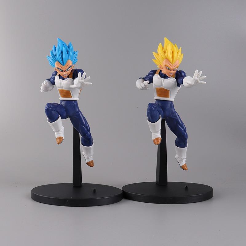 18cm Anime Figure Goku Vegeta Figure Super Saiyan Figurine Statue Model PVC Collection Desktop Action Figure Toy Kid