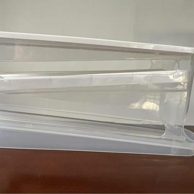 Doppelschichtiger Ausziehbarer Eierorganizer mit Anti-Fall-Design für Kühlschrank