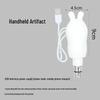 Spine-Shaped Deformable Extension Rod with Three-Hole Suction Cup, Connectors, and Accessories: Unisex Adult Toy