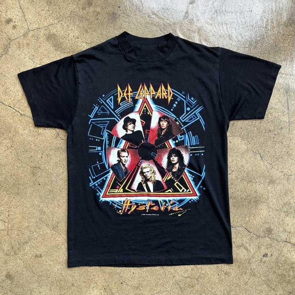 Def Leppard Vintage 1988 Def Leppard Tour T-shirt A494 XXXXL