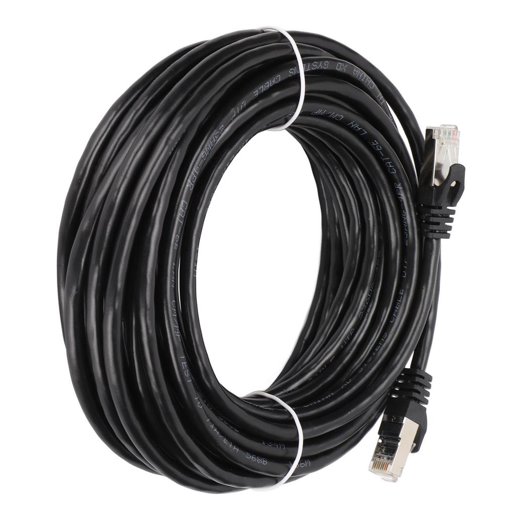 Cat 6 Ethernet Cable EMI Protection Low Return Loss 10Gbps High Speed RJ 45 Connector Internet Cord for PC 10 Meters