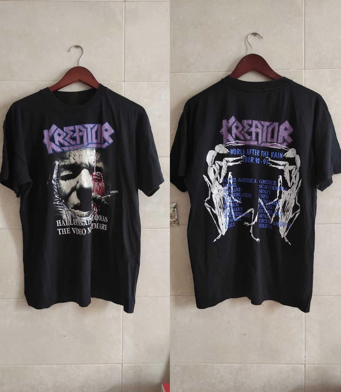 Kreator World After Rain tour 2sides T-shirt S to 5XL UR324 L
