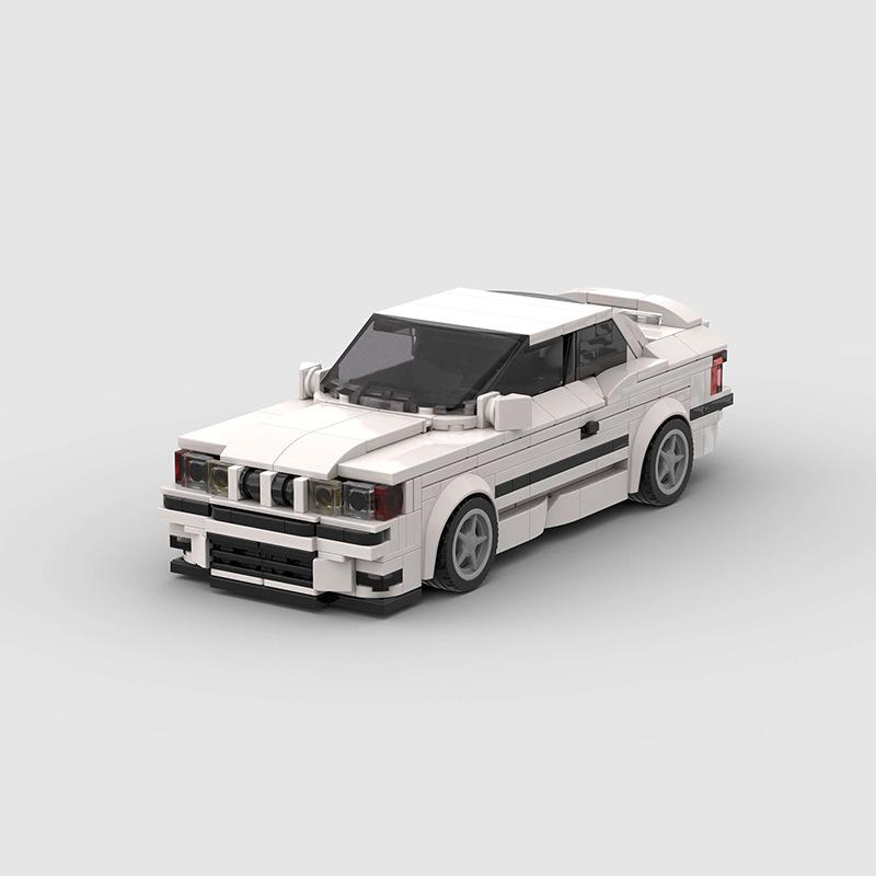 Technical Speed Car MOC City Racing Car Rally Building Blocks Bricks Set Retro Ornament Diy Toys For  Kid Adults Birthday Gifts