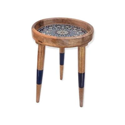 45.72 Cm Wooden Side Table Round Wooden Stool Tall Stool for Living Room, Dinning, Bed, Hotel Room
