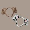 Realistic Spotted Dog Ear Headband: Cute Handmade Cosplay Hair Accessories for Comic Con