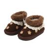 2025 Winter Plush Warm Leather Boots for Girls - Soft Sole Princess Style