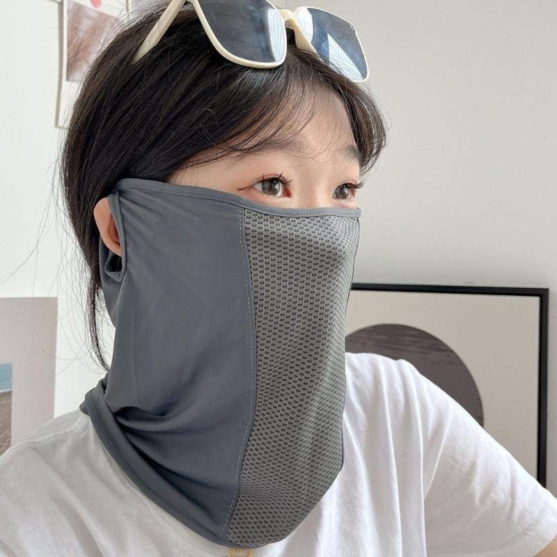 Fashionable Face Cover Neck Gaiter Sunproof Face Mask Sunshade Stylish Mask Accessory for Hot Weather