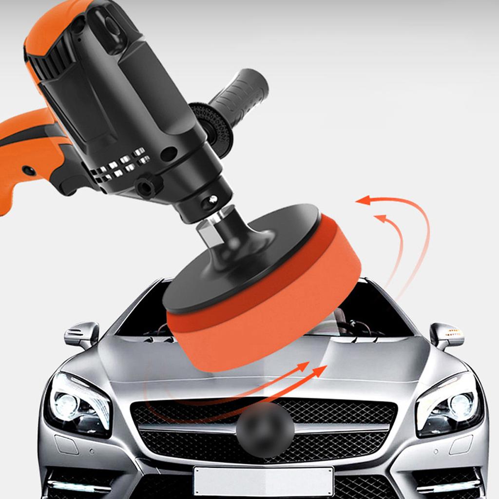980 Вт Багатофункціональний Шестишвидкісний Регульована Швидкість Автомобільний Електричний Полірувальник Машинка для Нанесення Воску Автомобільний Меблевий Інструмент для Полірування