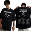 2026 New The Weeknd Graphic‑Print Washed Unisex Loose Short‑Sleeve T‑Shirt, Hot‑Selling Retro Casual Street‑Wear Summer Top T-shirt