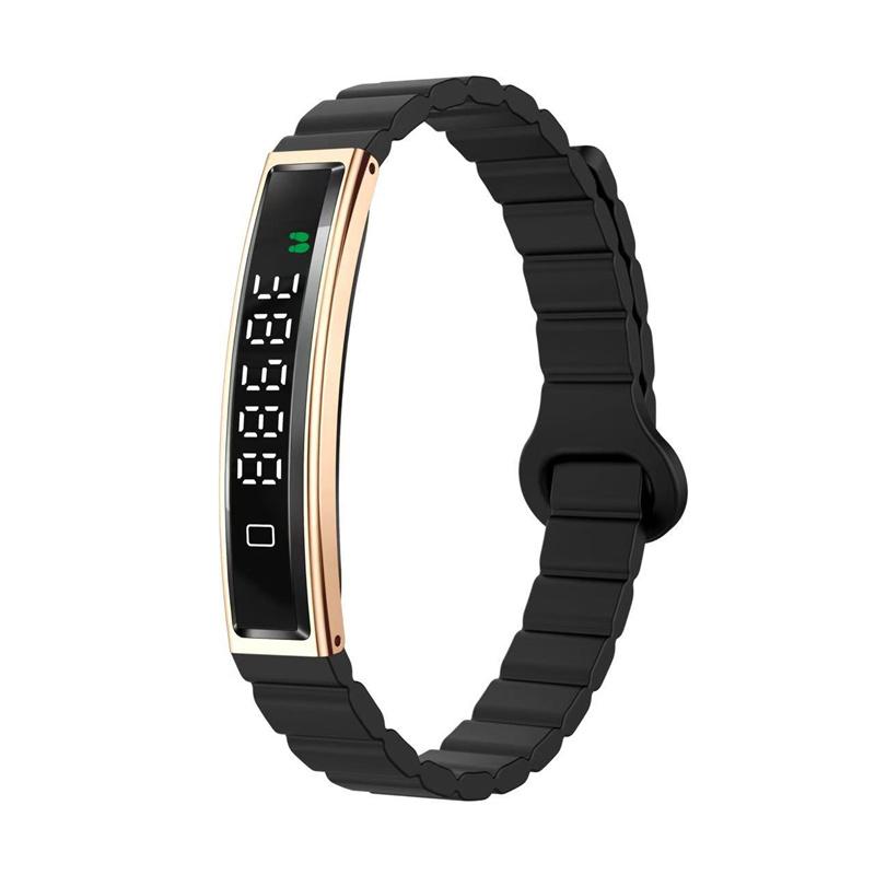Bracelet Intelligent pour Femme B3 Suivi de la Santé du Sommeil et de la Pression Artérielle Tactile Léger Tendance Sportif Montre de Fitness pour Femmes