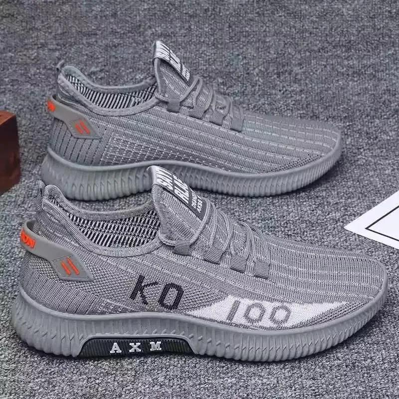 

Рабочая обувь с мягкой подошвой, весенние и осенние, старая тканевая обувь, дышащая сетчатая обувь, нескользящая, износостойкая, повседневная обувь с низким верхом для мужчин 39 серый