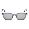 TF Mirror Leg Logo Square Sunglasses Unisex sunglasses Gray TF1231D4990A