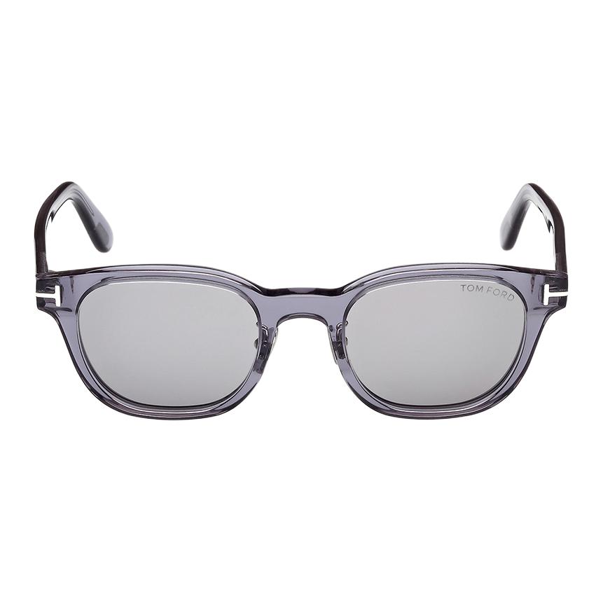 TF Mirror Leg Logo Square Sunglasses Unisex sunglasses Gray TF1231D4990A