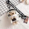 Cute Small Bag Women's New Internet Celebrity Versatile Canvas Crossbody Breast Bag Trendy Cool Female Student Shoulder Bag