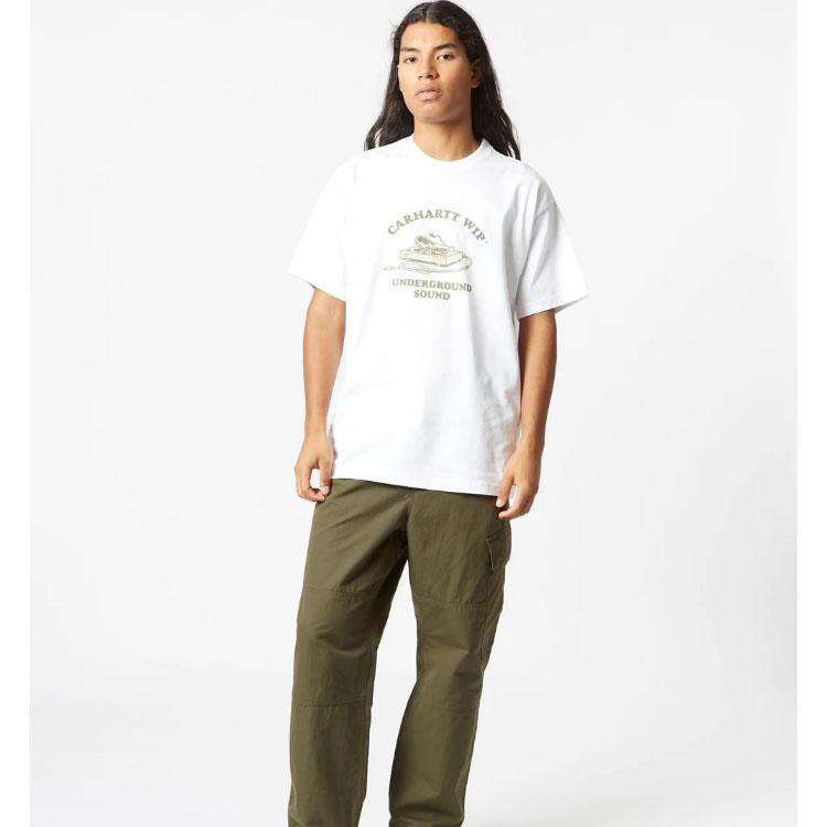 Carhartt WIP SS23 Underground Sound T-Shirt Men T-Shirt White I032423-02-XX