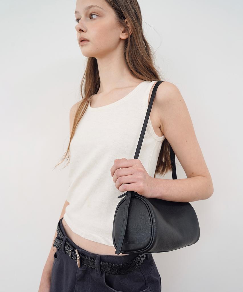 Ttudement Two-Way Shoulder Mini Bag_Black