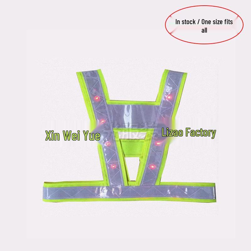 High-Visibility Reflective Safety Vest for Traffic and Construction Workers