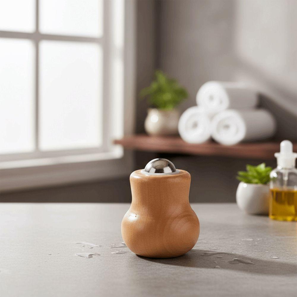 Calabash Massage Roller Ball Metal Ball Hand-Held Facial Massager Facial Massage Roller  Skin Care