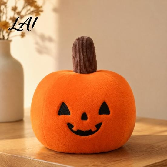 Mummy Stuffed Animal Halloween Pumpkin Pillow Doll Plush Toy Soft Creative Holiday Gift Ideas Doll Decorative Cushions for Sofa And Home