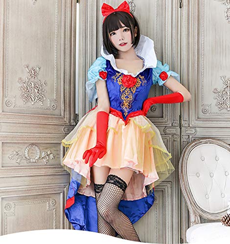 [Milky Time] Schneewittchen Cosplay Halloween Kostüm, Erwachsene Prinzessin, Sexy, Schneewittchen