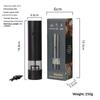 Rechargeable Electric Pepper Grinder Ceramic Grinding Core One Touch Control For Kitchen Cooking Outdoor Bbq