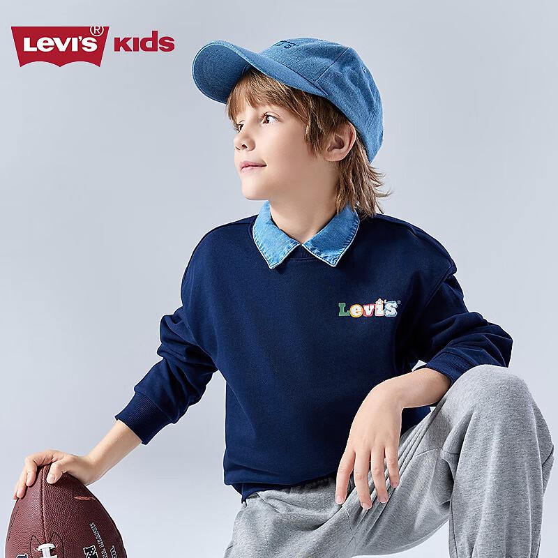 Levi's Children's Deep Indigo Blue Sweatshirt