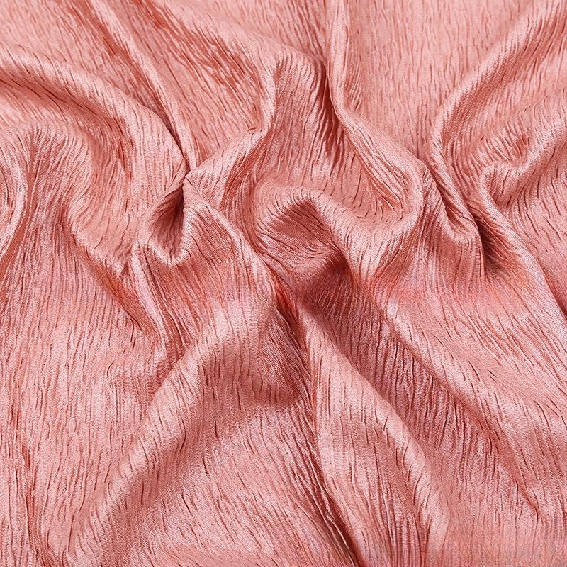 Solid Color Ethnic Style Washed Linen Cotton Cloth Fold Crepe Linen Fabric Handmade Sewing Diy for Dress Trousers Summer T-shirt