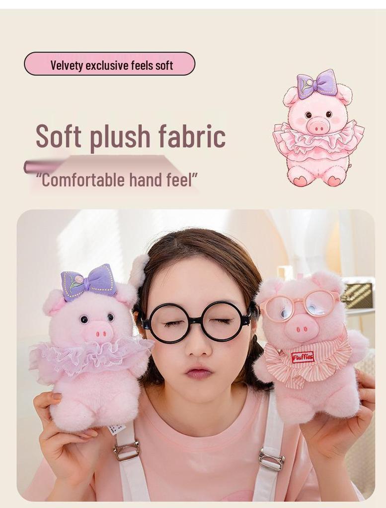 Adorable Pig Plush Toy - Cartoon Style Throwing Doll for Girls
