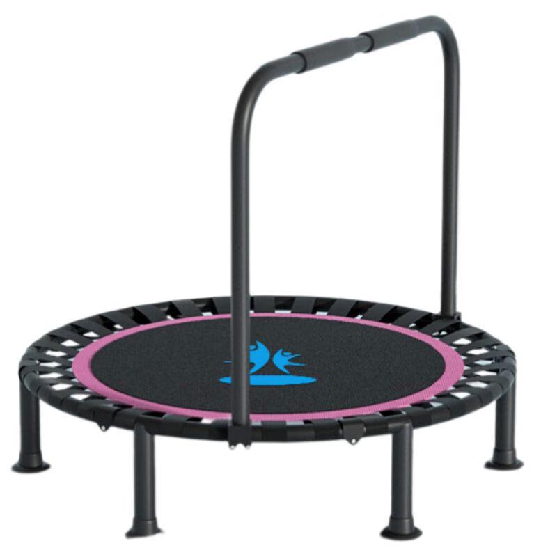 Foldable Kids Indoor Trampoline with Handrail