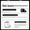 Andatong PVC Waterproof Anti-Slip Rain Boot Covers