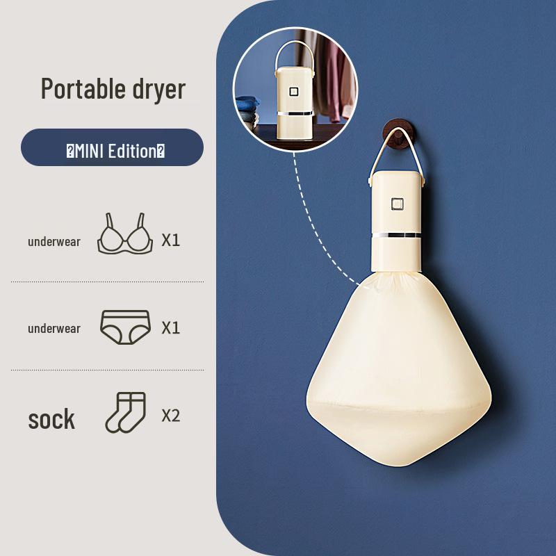 Compact Folding Travel Clothes Dryer for Baby & Dorm Use